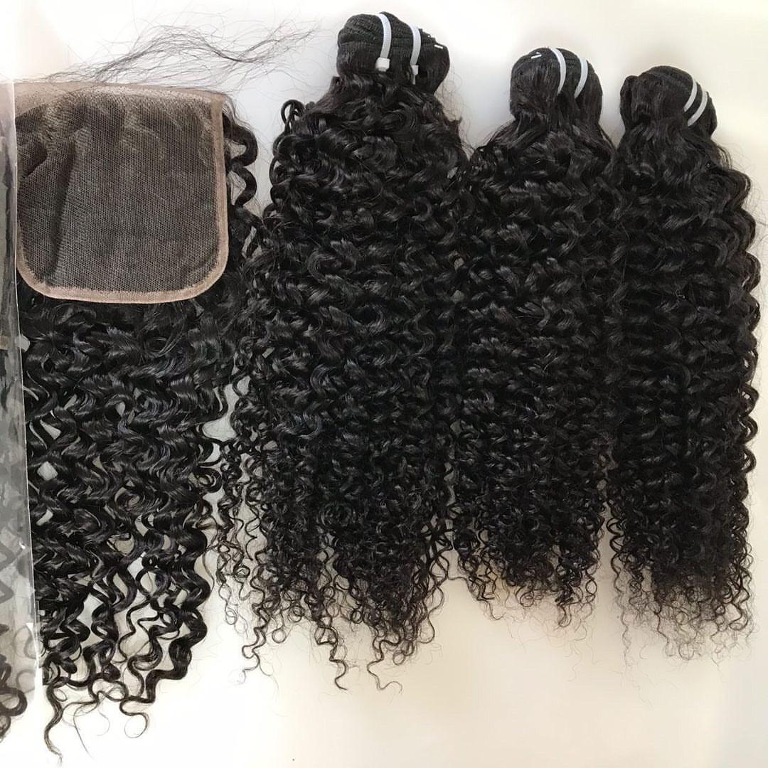 Natural Kinky Curly Bundles